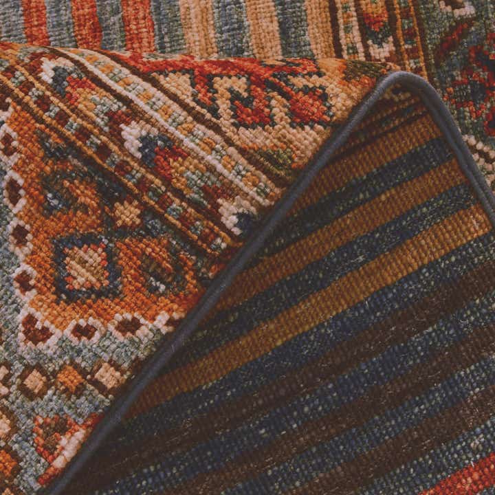 2' 7 x 6' 10 Hand Knotted Kazak Runner Rug