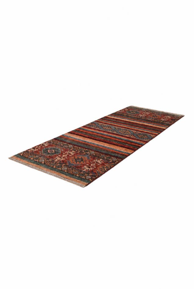 Detail image of 2' 7 x 6' 11 Hand Knotted Kazak Runner Rug