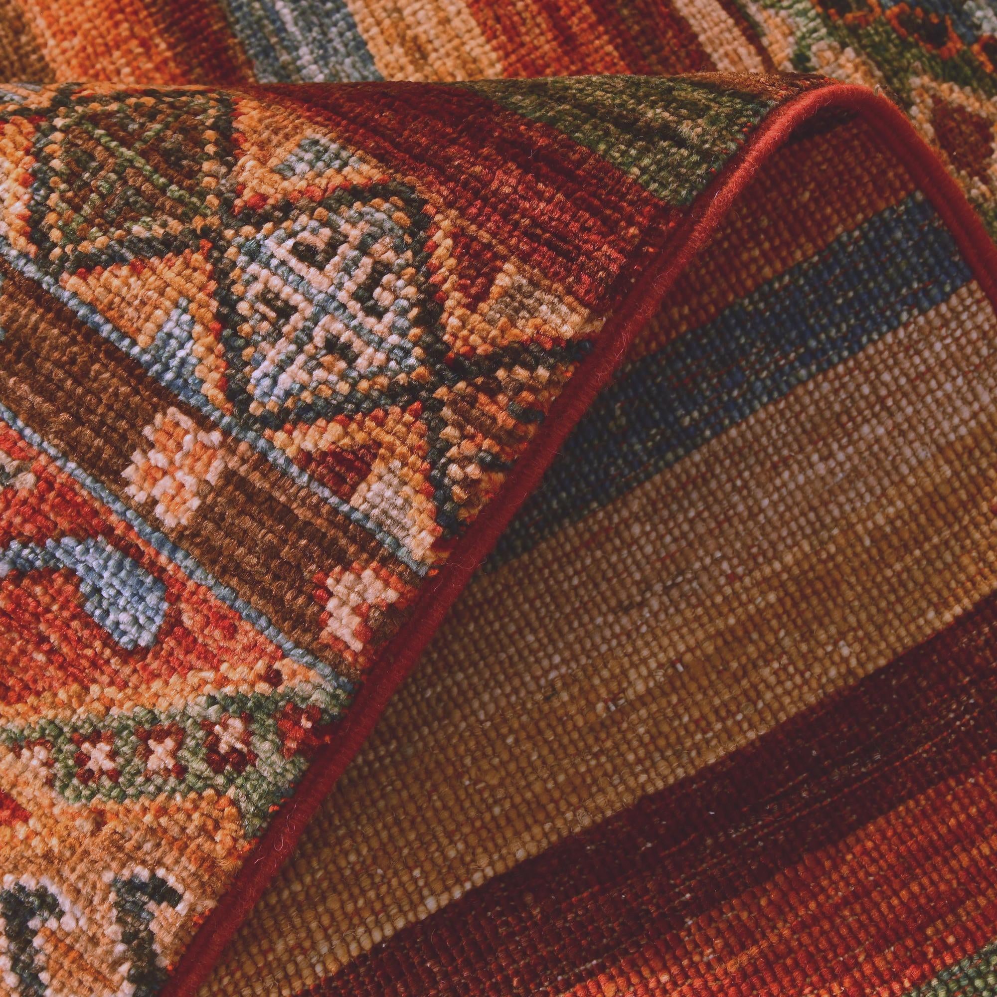 2' 7 x 6' 11 Hand Knotted Kazak Runner Rug
