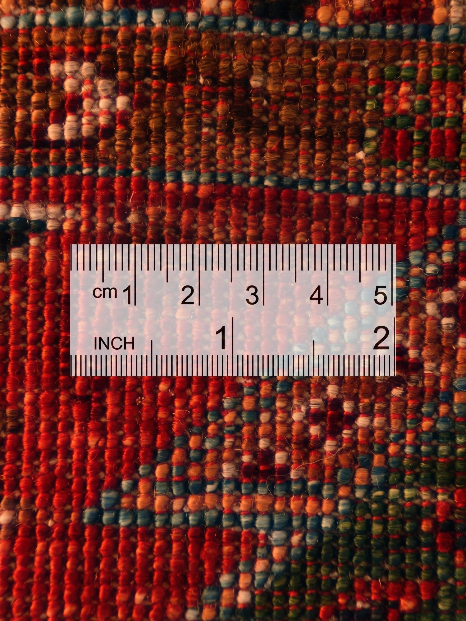 2' 7 x 6' 11 Hand Knotted Kazak Runner Rug