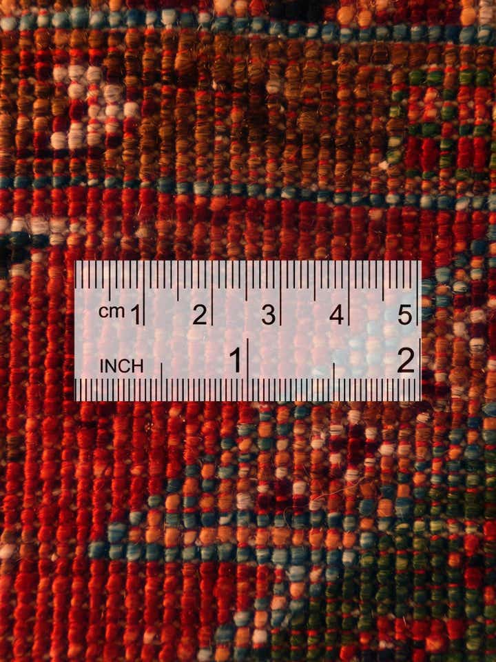 2' 7 x 6' 11 Hand Knotted Kazak Runner Rug