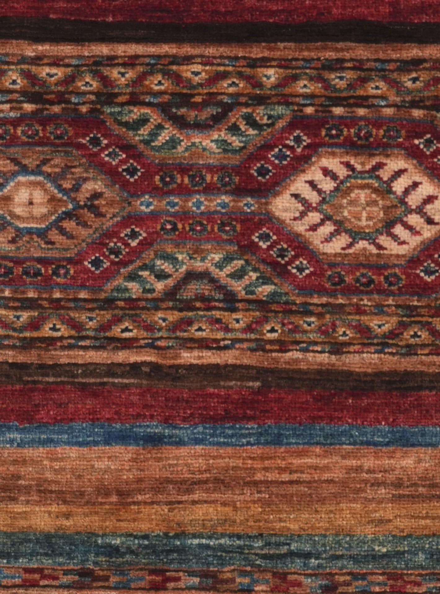 2' 7 x 6' 8 Hand Knotted Kazak Runner Rug