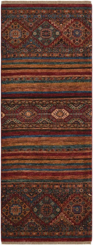 2' 7 x 6' 8 Hand Knotted Kazak Runner Rug