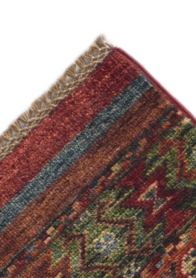 2' 10 x 8' 8 Hand Knotted Kazak Runner Rug