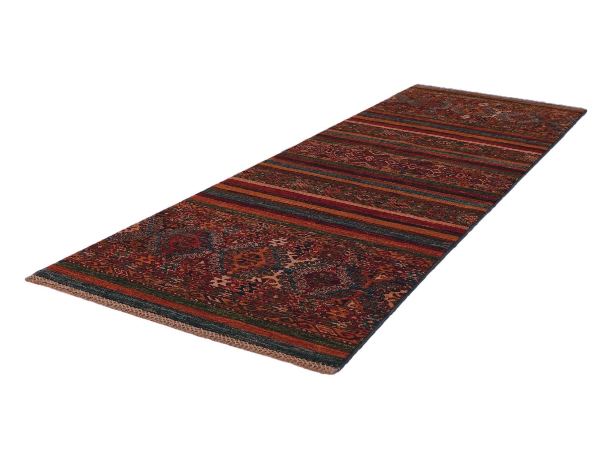 2' 7 x 8' 5 Hand Knotted Kazak Runner Rug