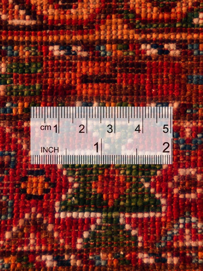 Detail image of 2' 7 x 8' 5 Hand Knotted Kazak Runner Rug