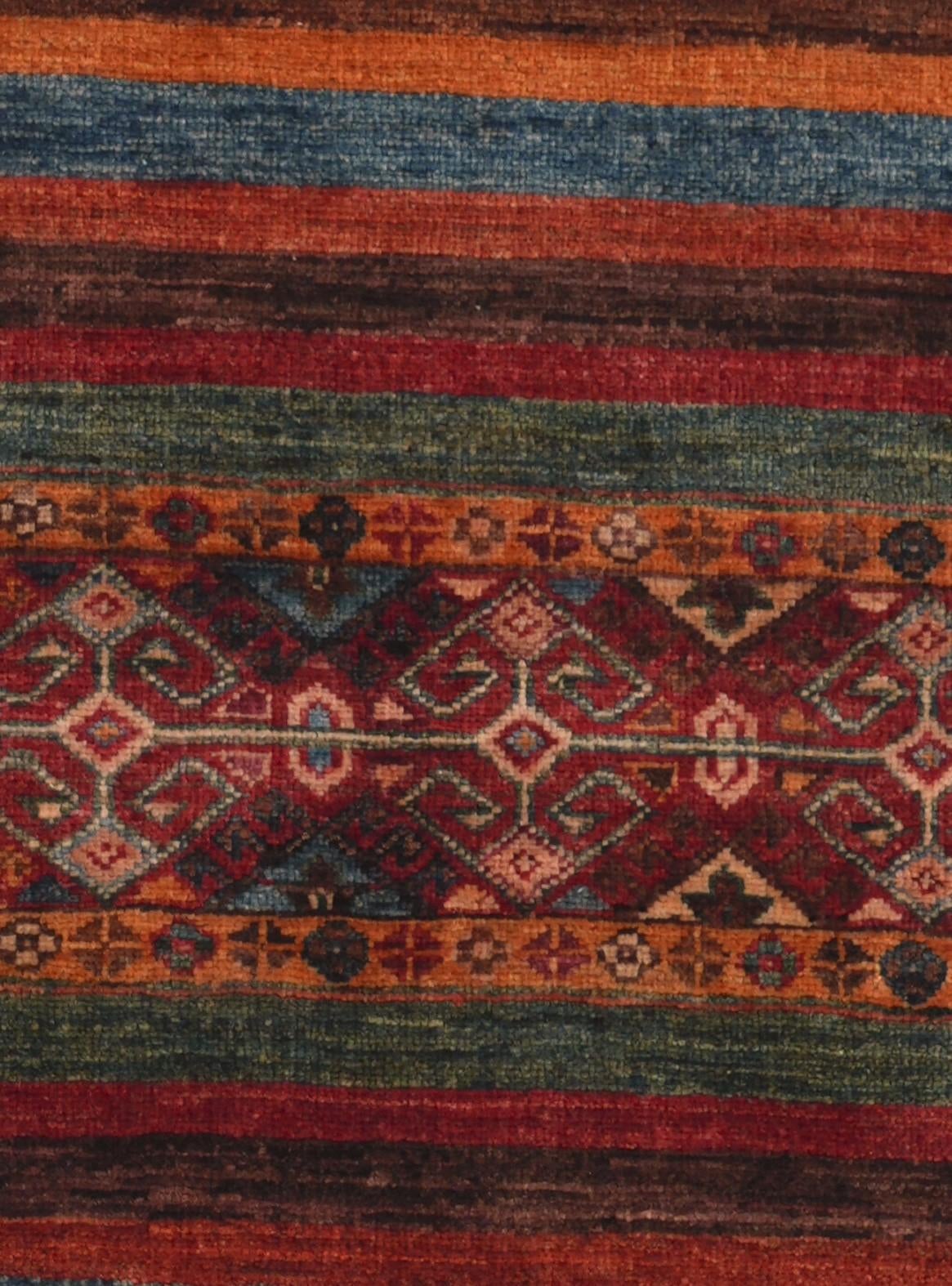 2' 7 x 8' 5 Hand Knotted Kazak Runner Rug