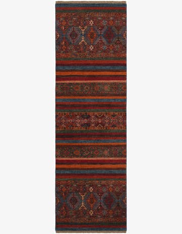 2' 7 x 8' 5 Hand Knotted Kazak Runner Rug