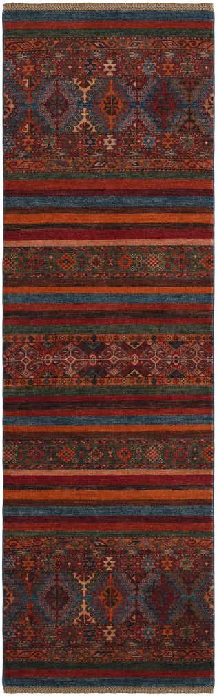 2' 7 x 8' 5 Hand Knotted Kazak Runner Rug