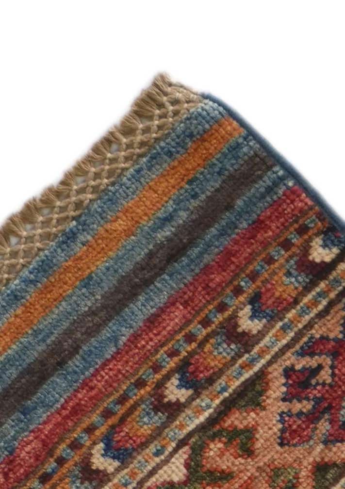 2' 7 x 6' 11 Hand Knotted Kazak Runner Rug