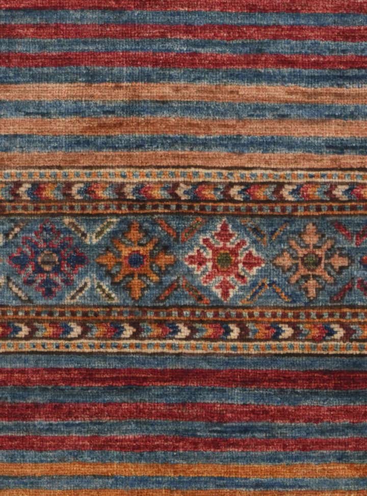 2' 7 x 6' 11 Hand Knotted Kazak Runner Rug