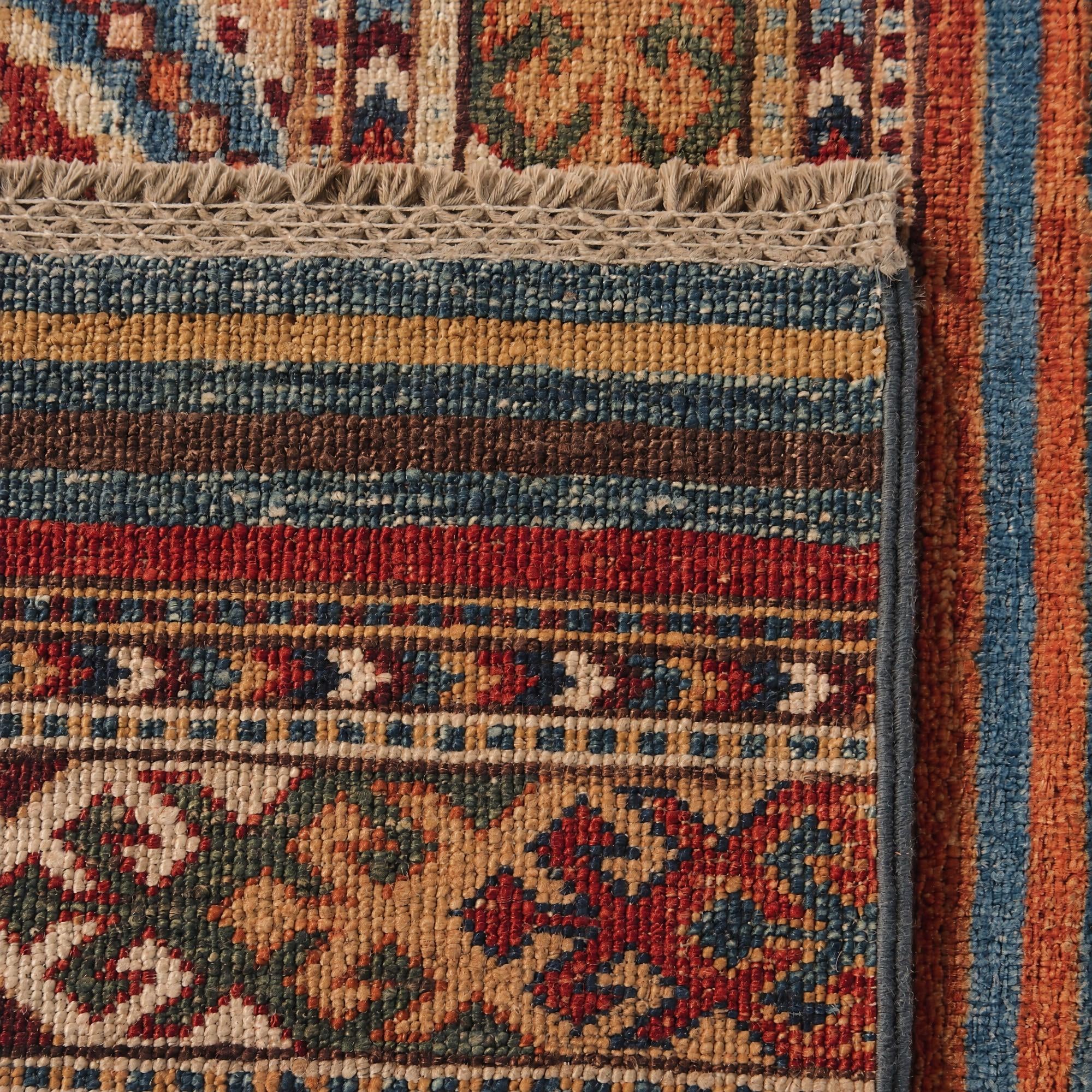 80cm x 210cm anudado a mano Kazak Alfombra Pasillera