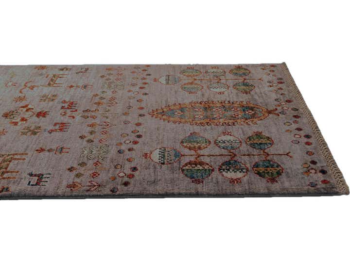 2' 7 x 6' 10 Hand Knotted Kazak Runner Rug