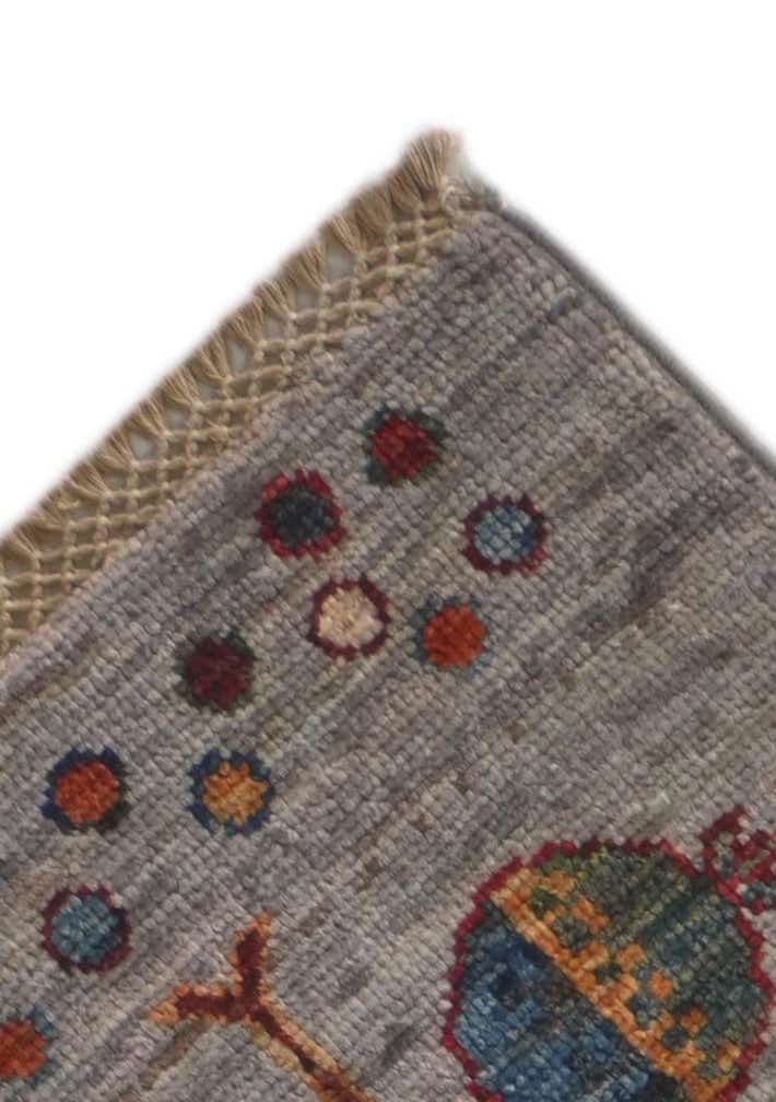 2' 7 x 6' 10 Hand Knotted Kazak Runner Rug