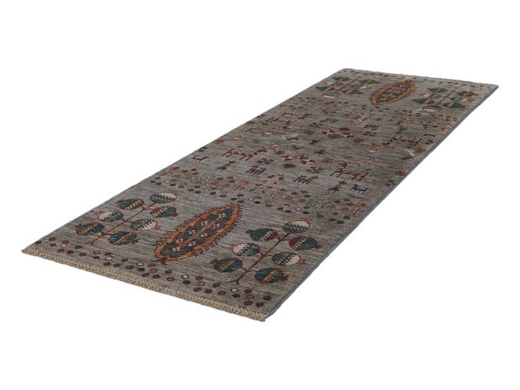 Detail image of 2' 6 x 6' 10 Hand Knotted Kazak Runner Rug