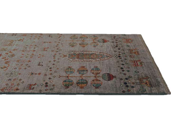 2' 9 x 8' 10 Hand Knotted Kazak Runner Rug