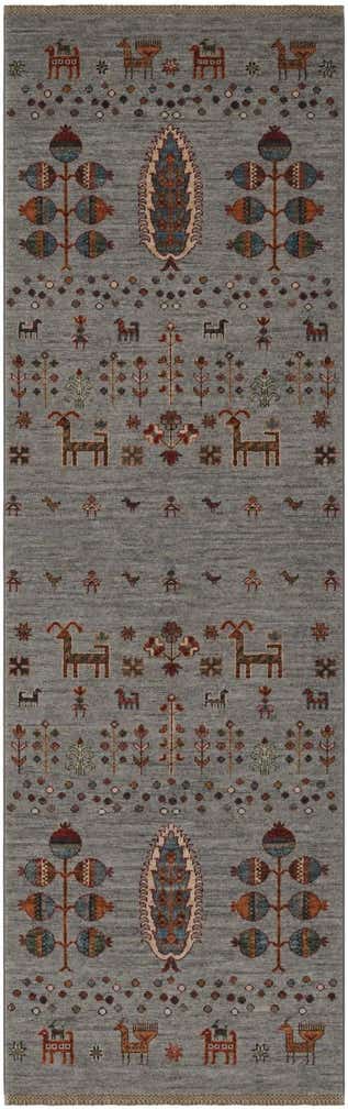2' 9 x 8' 10 Hand Knotted Kazak Runner Rug