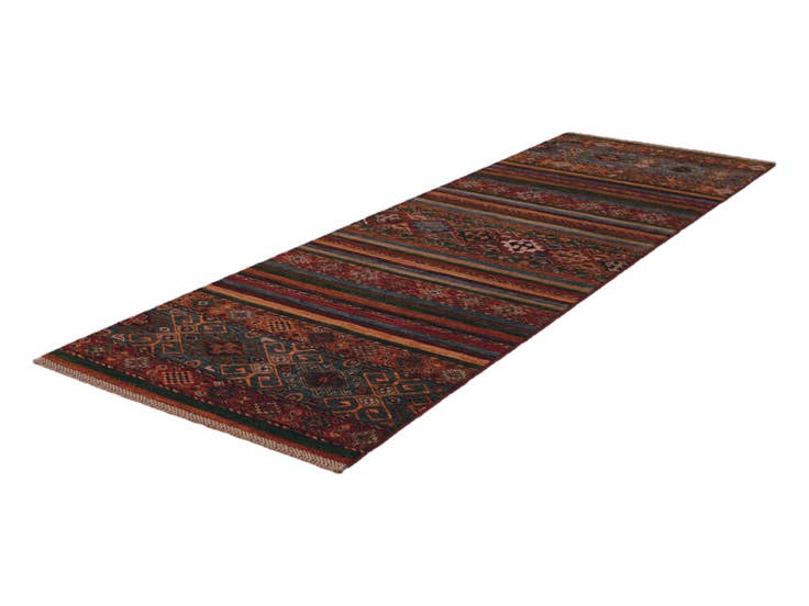 Detail image of 2' 8 x 8' 6 Hand Knotted Kazak Runner Rug