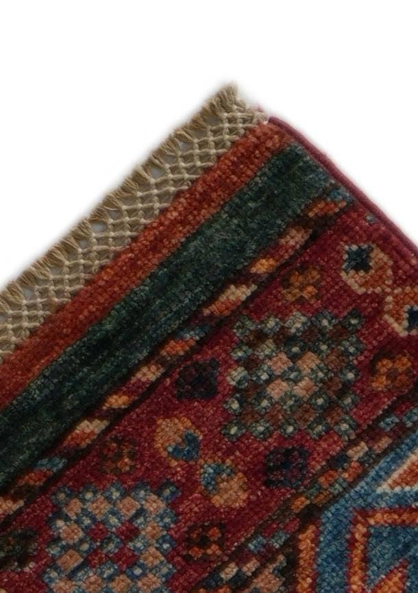 Detail image of 2' 8 x 8' 6 Hand Knotted Kazak Runner Rug