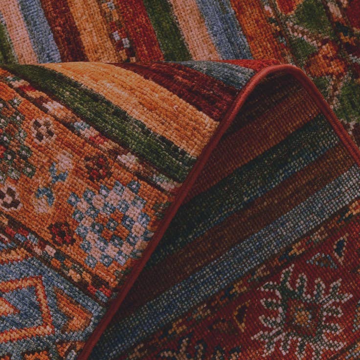 Detail image of 2' 8 x 8' 6 Hand Knotted Kazak Runner Rug
