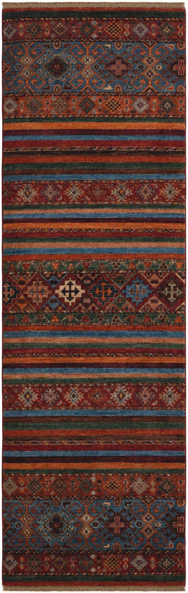 2' 8 x 8' 6 Hand Knotted Kazak Runner Rug