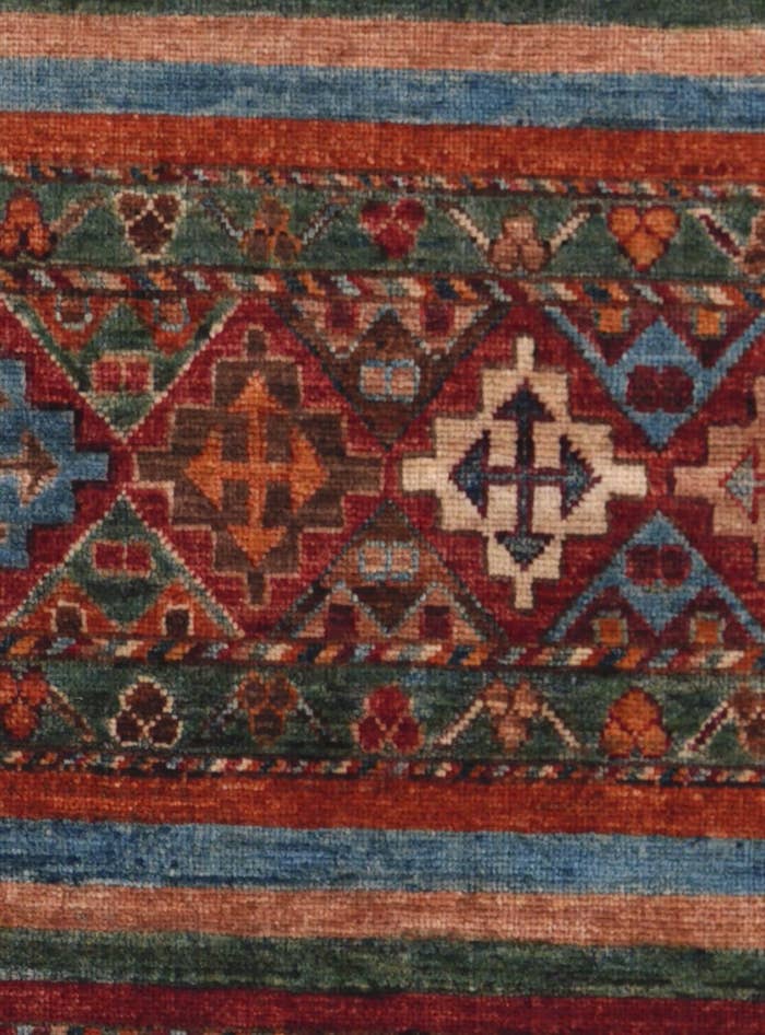 Detail image of 2' 8 x 8' 6 Hand Knotted Kazak Runner Rug