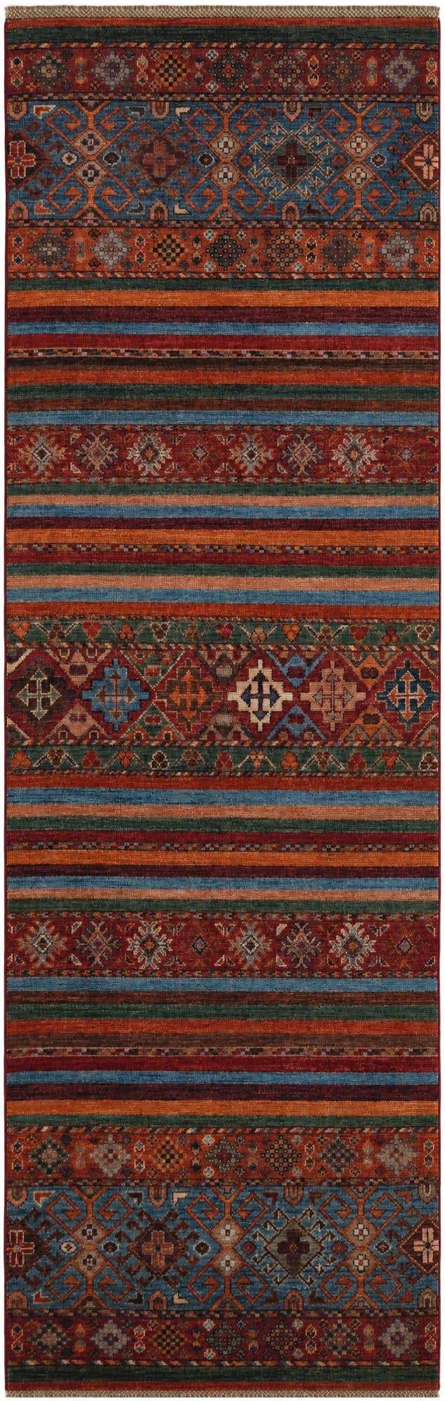 2' 8 x 8' 6 Hand Knotted Kazak Runner Rug