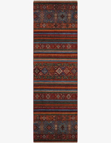 2' 8 x 8' 6 Hand Knotted Kazak Runner Rug