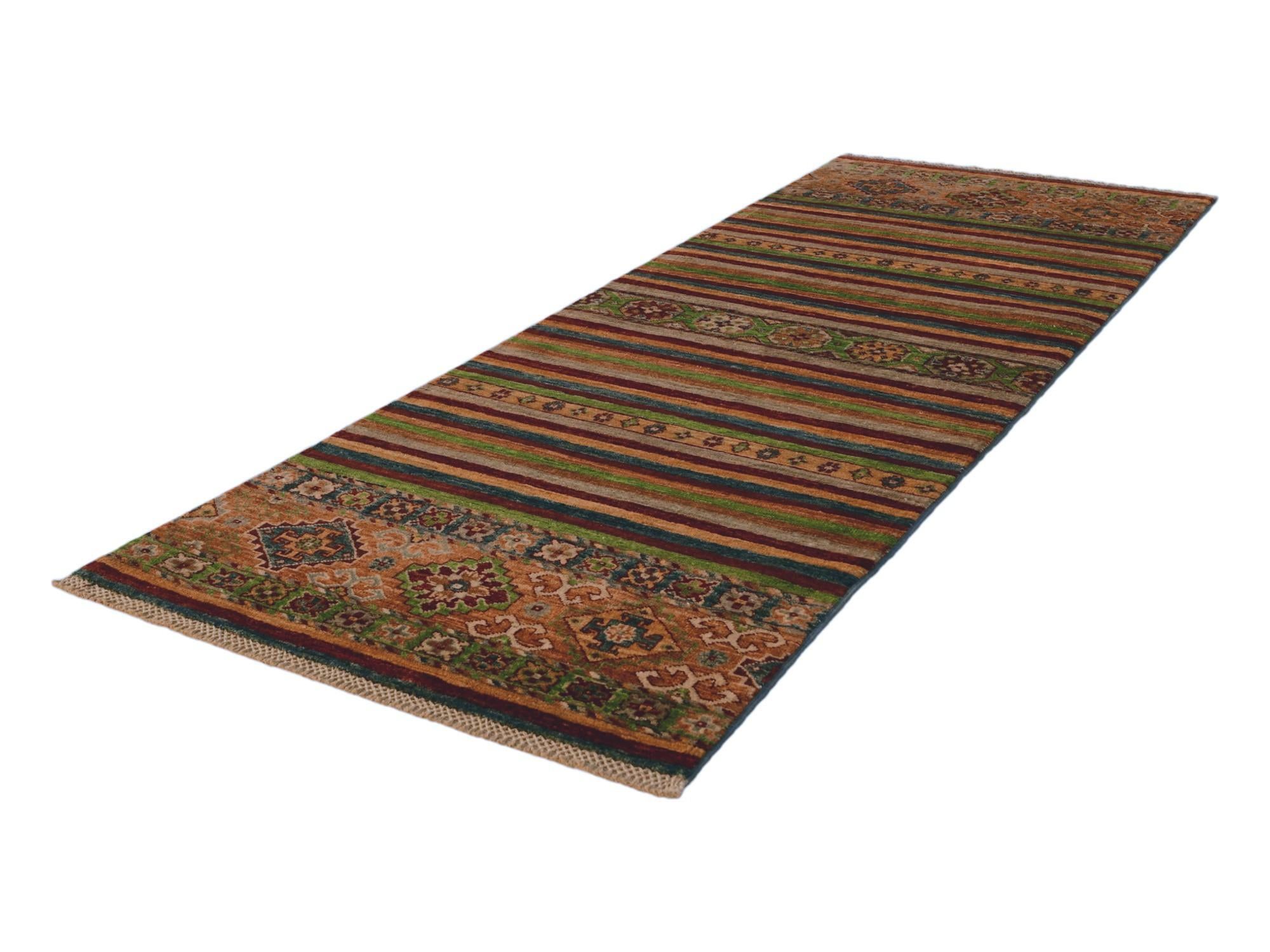 2' 4 x 6' 2 Hand Knotted Kazak Runner Rug