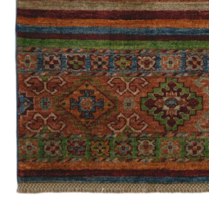 2' 4 x 6' 2 Hand Knotted Kazak Runner Rug