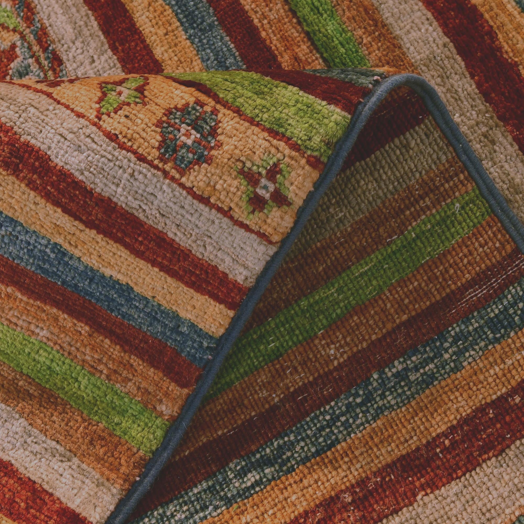 2' 4 x 6' 2 Hand Knotted Kazak Runner Rug