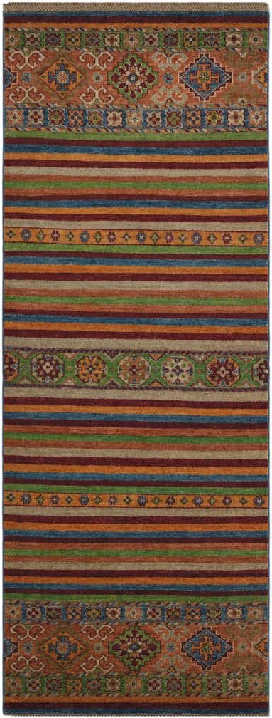 2' 4 x 6' 2 Hand Knotted Kazak Runner Rug