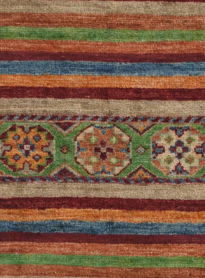 Detail image of 2' 5 x 6' 2 Hand Knotted Kazak Runner Rug