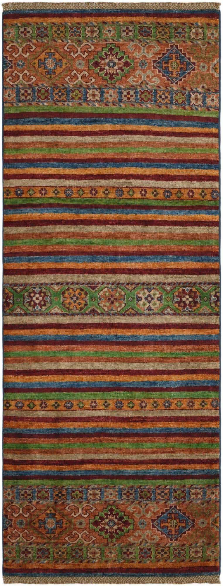 2' 5 x 6' 2 Hand Knotted Kazak Runner Rug