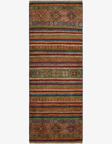 2' 5 x 6' 2 Hand Knotted Kazak Runner Rug
