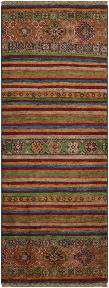 2' 5 x 6' 2 Hand Knotted Kazak Runner Rug