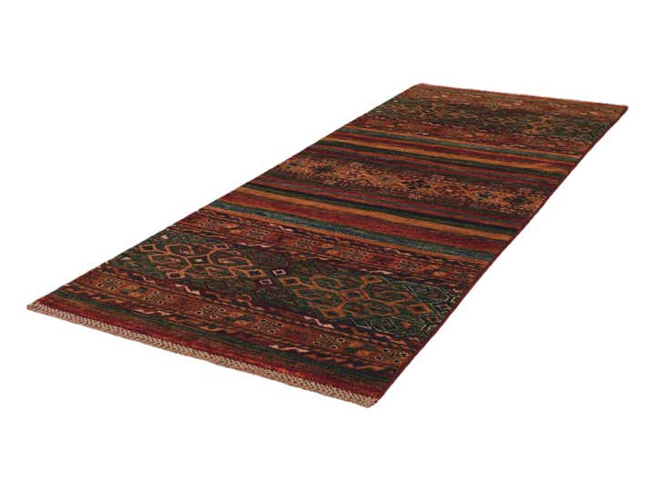 2' 7 x 6' 8 Hand Knotted Kazak Runner Rug