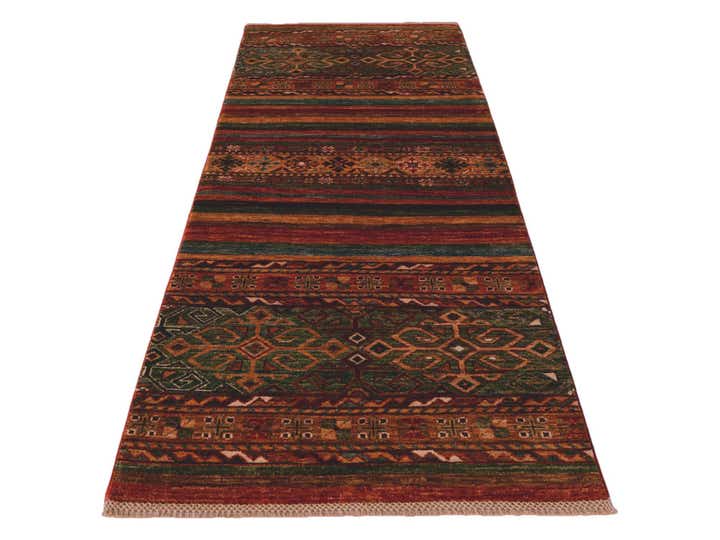 2' 6 x 6' 8 Hand Knotted Kazak Runner Rug