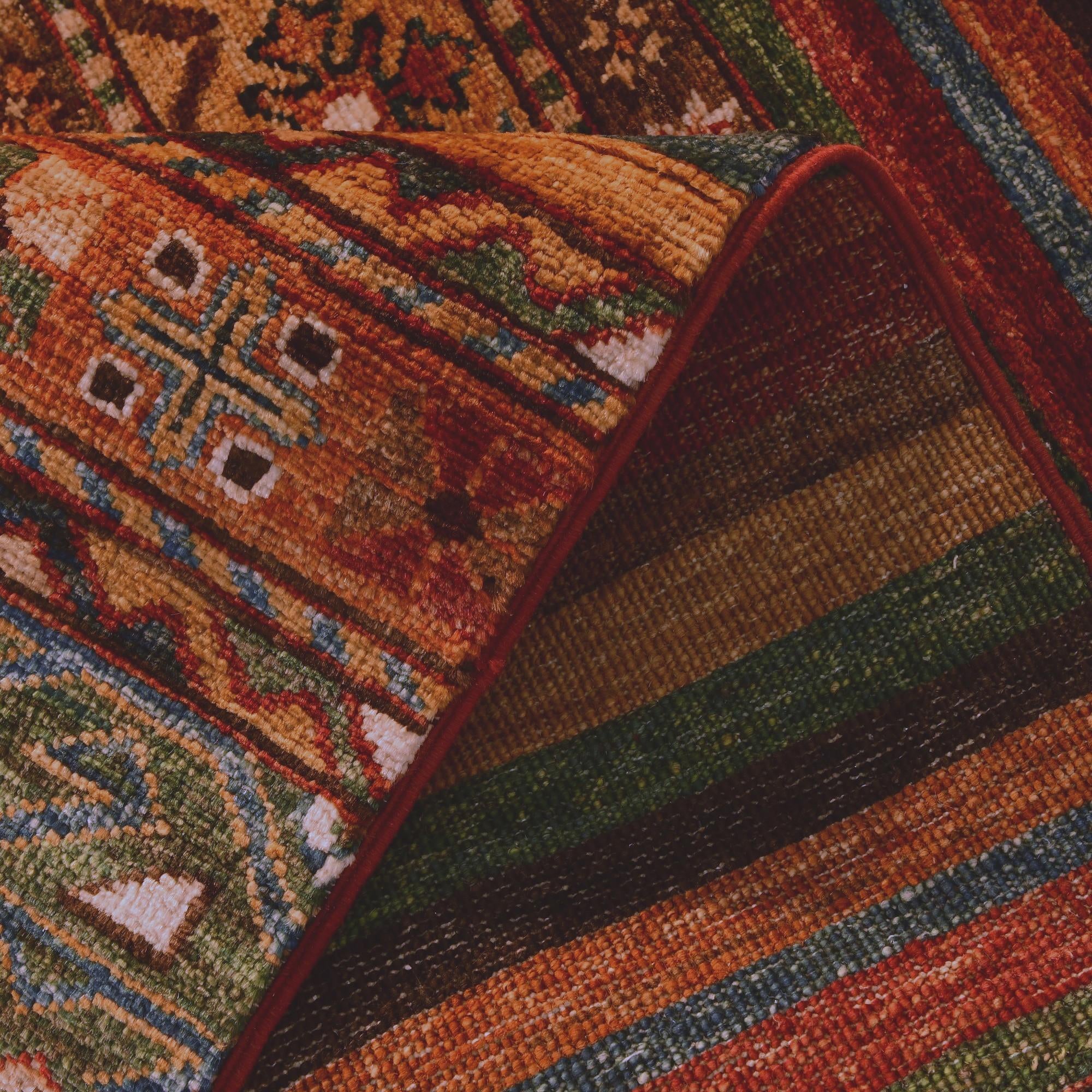 2' 6 x 6' 8 Hand Knotted Kazak Runner Rug