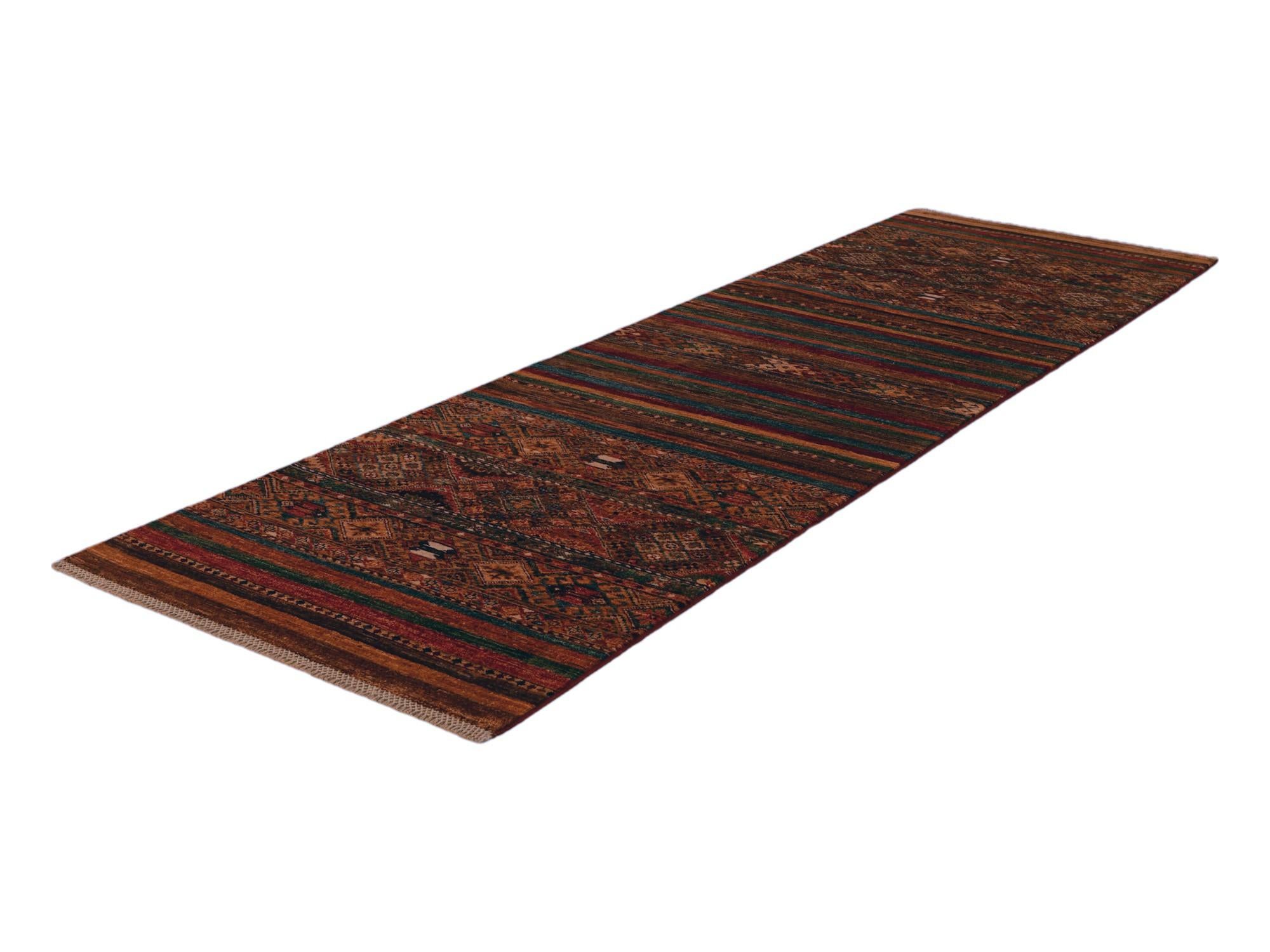 2' 9 x 9' 5 Hand Knotted Kazak Runner Rug