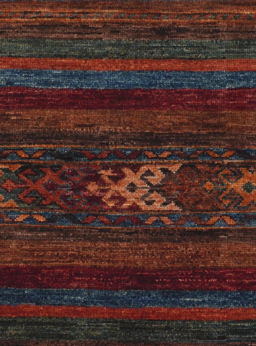 2' 9 x 9' 5 Hand Knotted Kazak Runner Rug