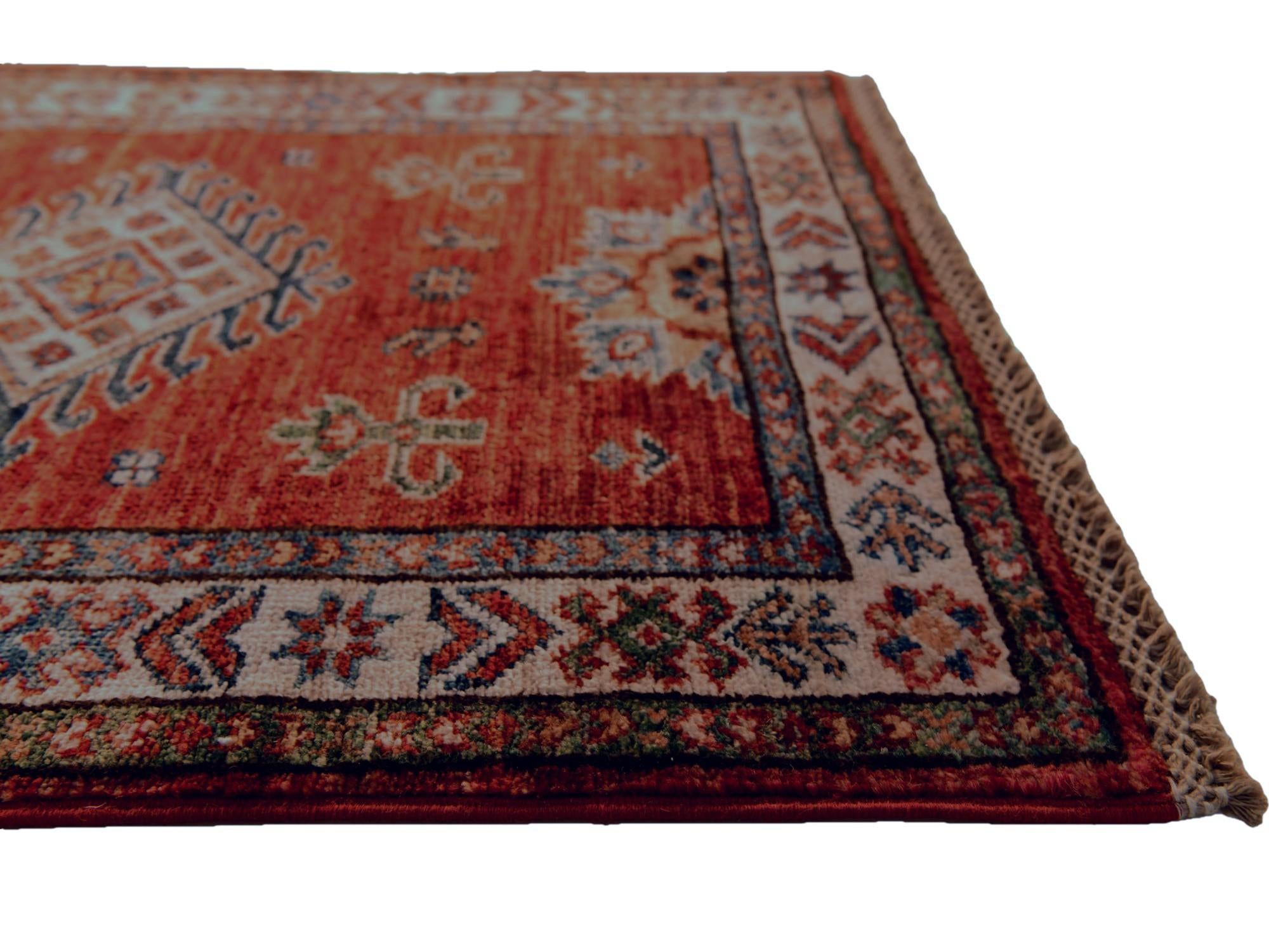 60cm x 185cm anudado a mano Kazak Alfombra Pasillera
