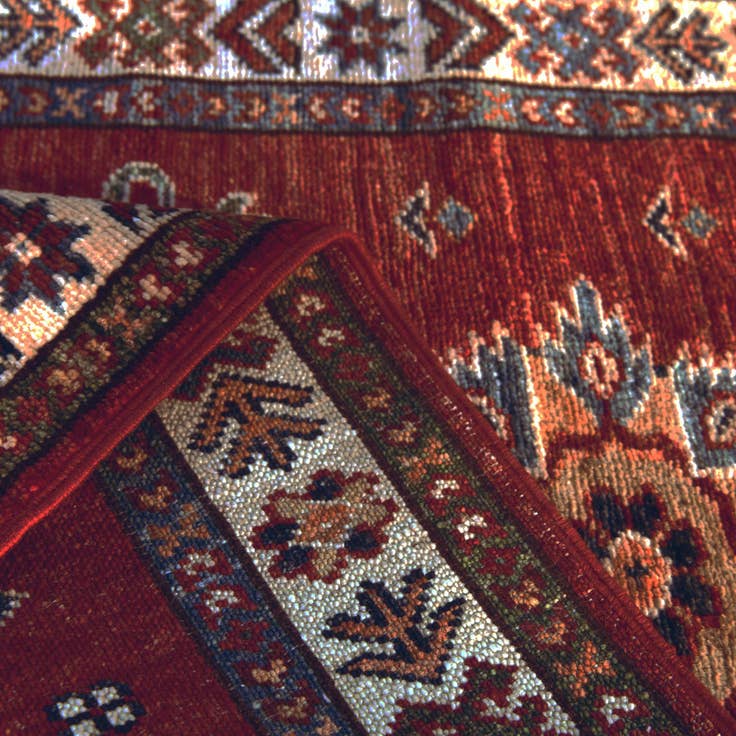 Detail image of 2' x 6' 1 Hand Knotted Kazak Runner Rug