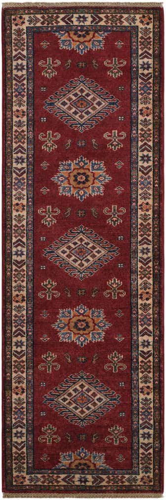 2' x 6' 1 Hand Knotted Kazak Runner Rug