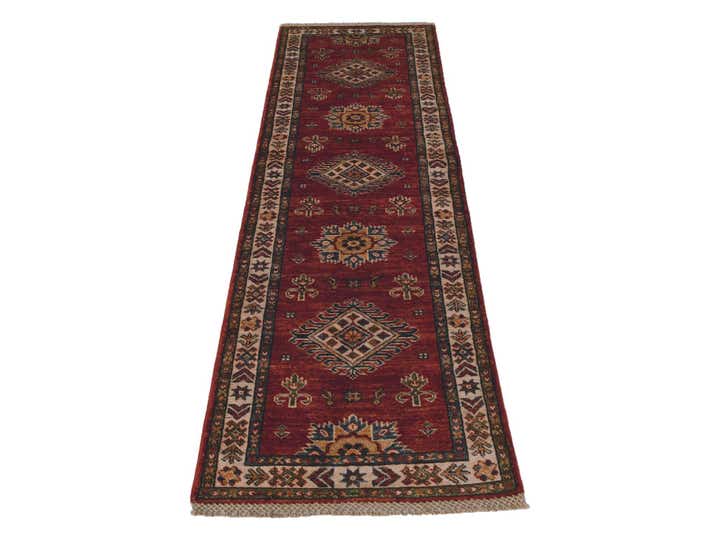 2' x 6' Hand Knotted Kazak Runner Rug
