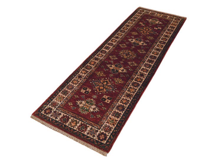 Detail image of 2' 1 x 6' 1 Hand Knotted Kazak Runner Rug