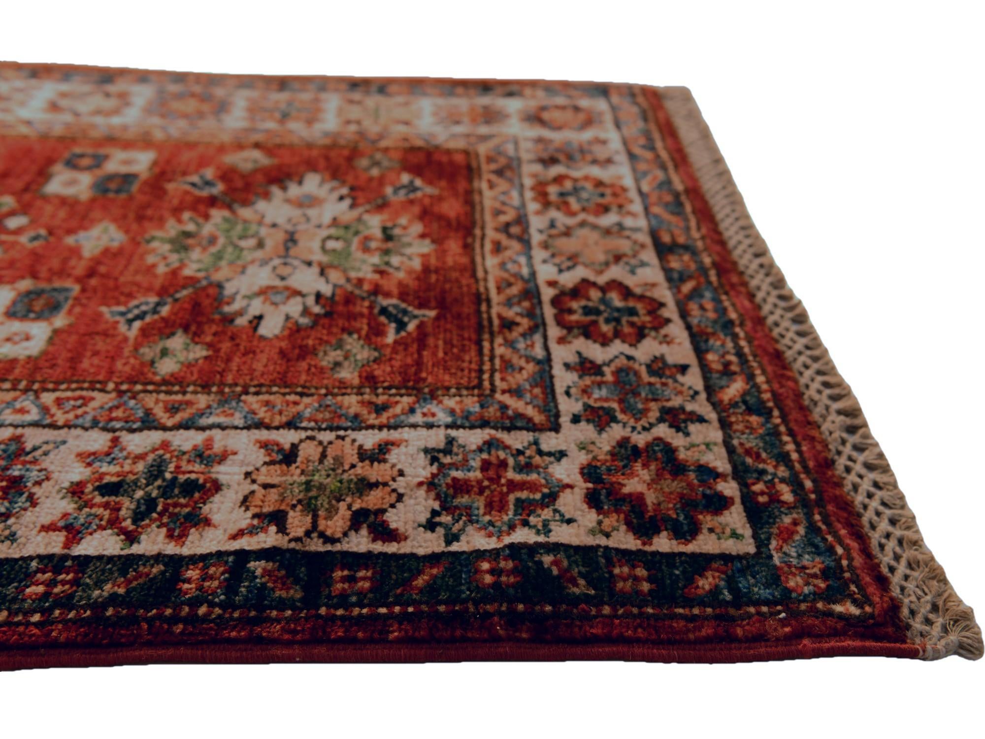 65cm x 185cm Hand Knotted Kazak Runner Rug