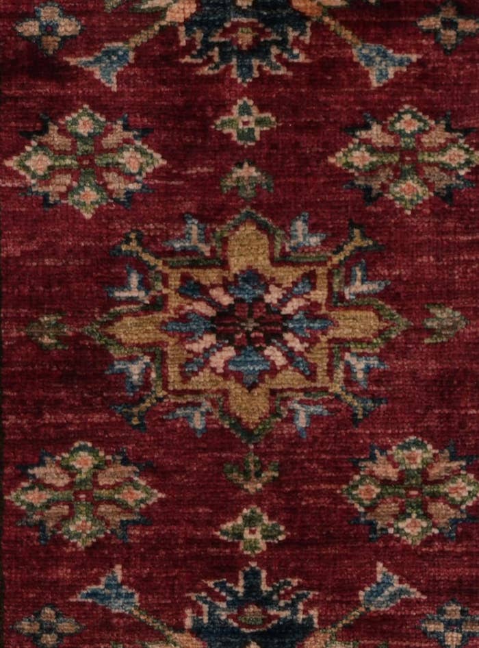 Detail image of 2' 1 x 6' 1 Hand Knotted Kazak Runner Rug