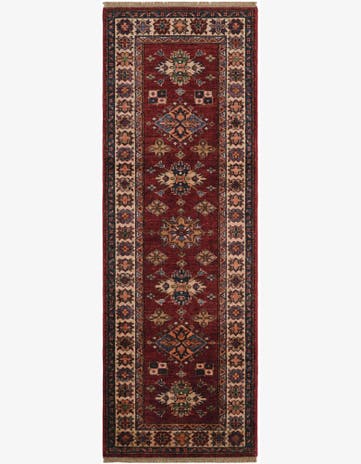 2' 1 x 6' 1 Hand Knotted Kazak Runner Rug
