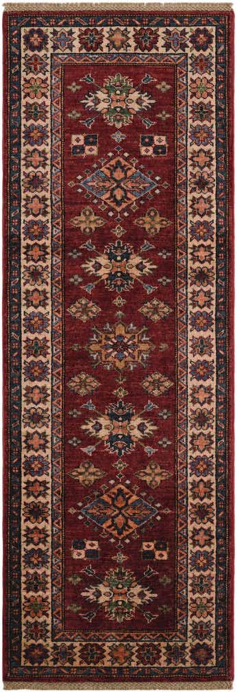 2' 1 x 6' 1 Hand Knotted Kazak Runner Rug